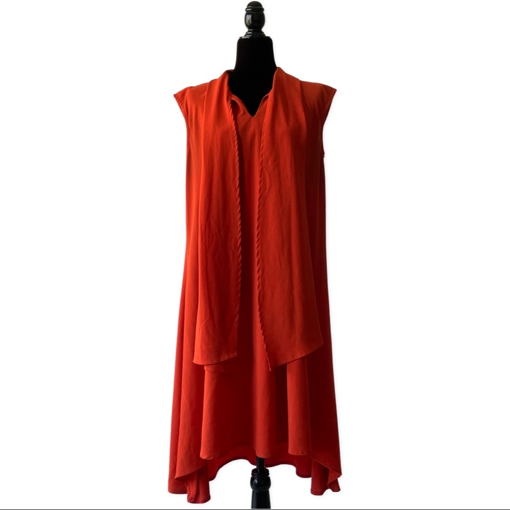 Orange A line dress XXL